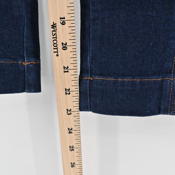 Anthropologie Jeans Womens Size 28 Pilcro Crop Denim Center Seam Boho Festival - Picture 12 of 12